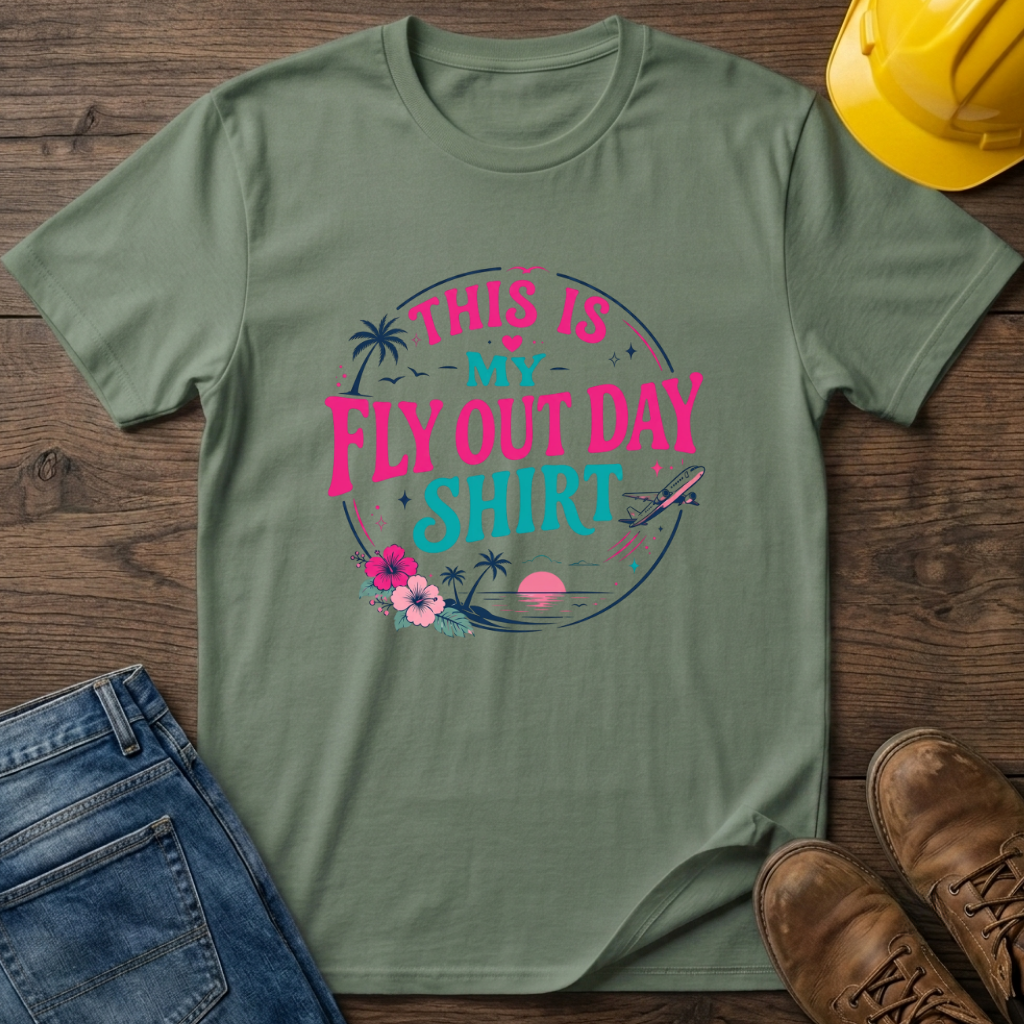 Fly Out Day Shirt Pink T-Shirt
