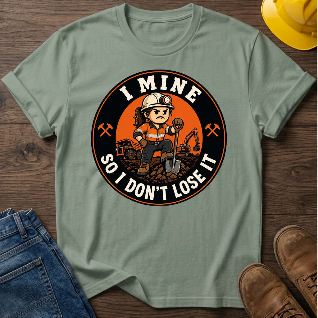 I Mine So I Don't Lose It Female T-Shirt