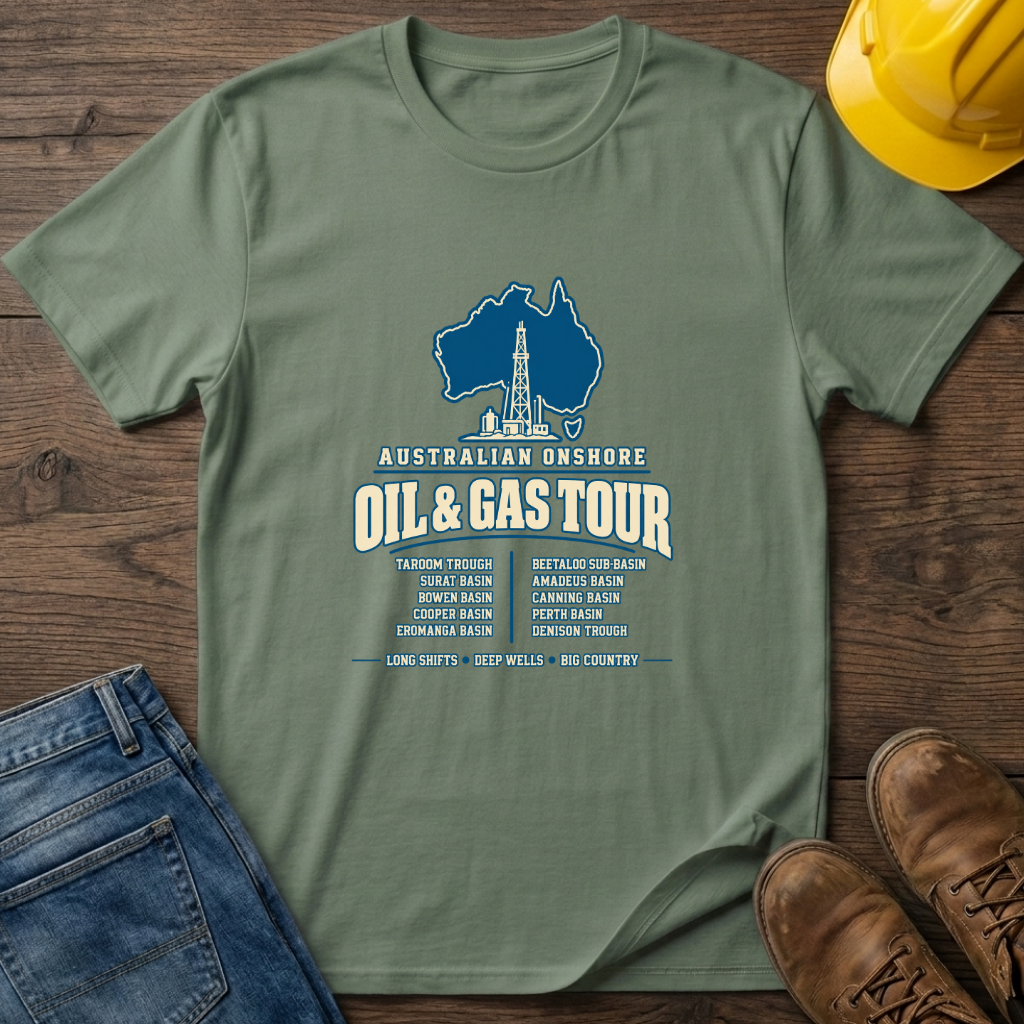 AUS Onshore Oil & Gas Tour T-Shirt