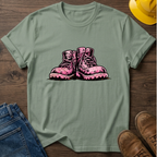 Pink Work Boots T-Shirt