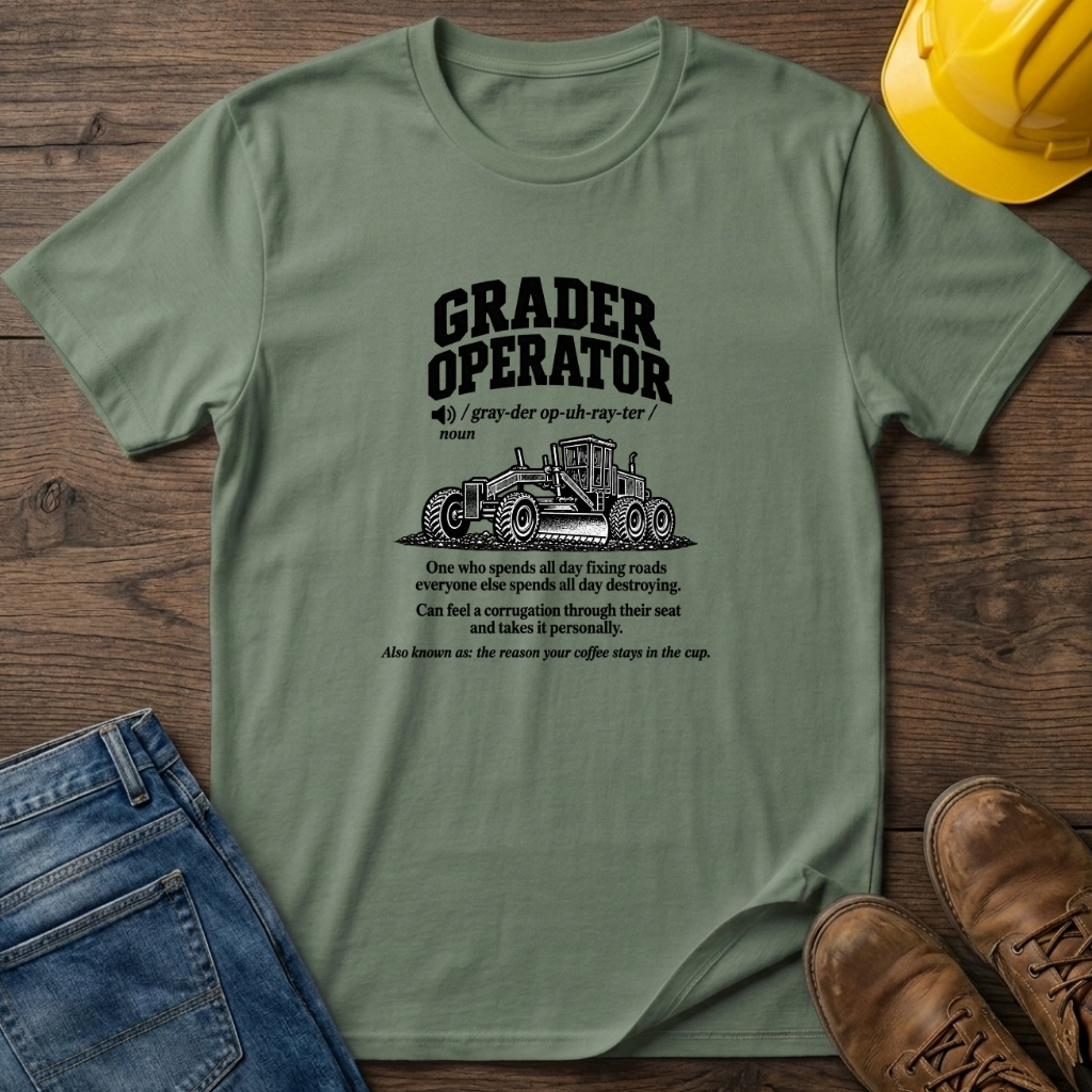 Grader Operator Definition #2 T-Shirt