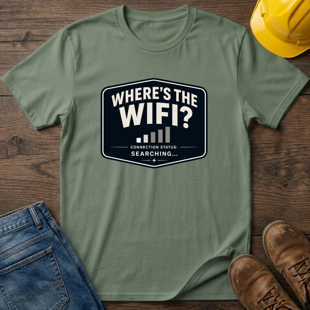 Where's The Wifi T-Shirt