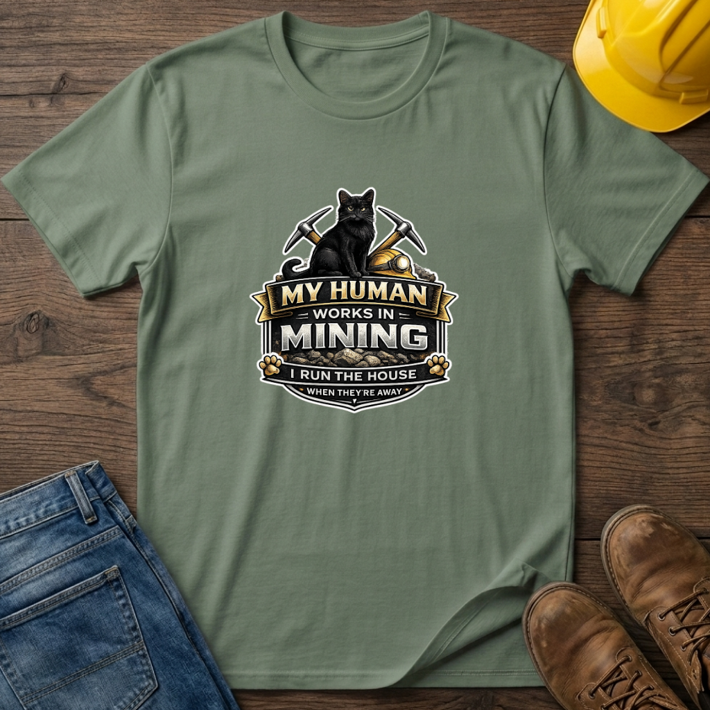 I Run The House - Cat T-Shirt
