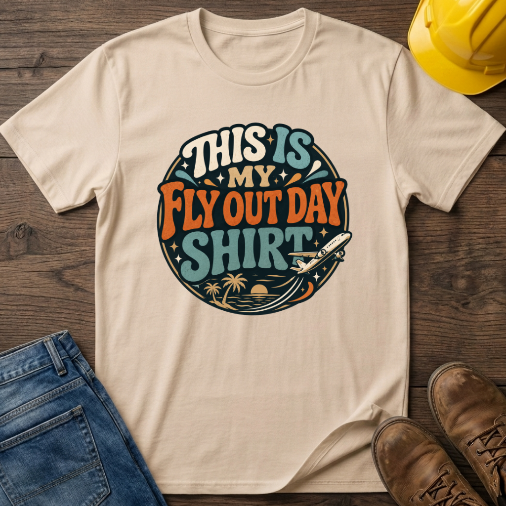 Fly Out Day Shirt Circle T-Shirt