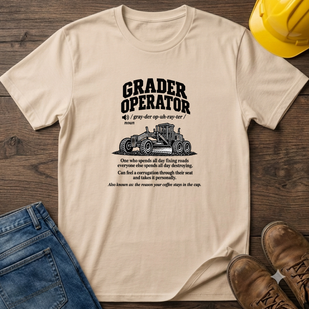 Grader Operator Definition #2 T-Shirt