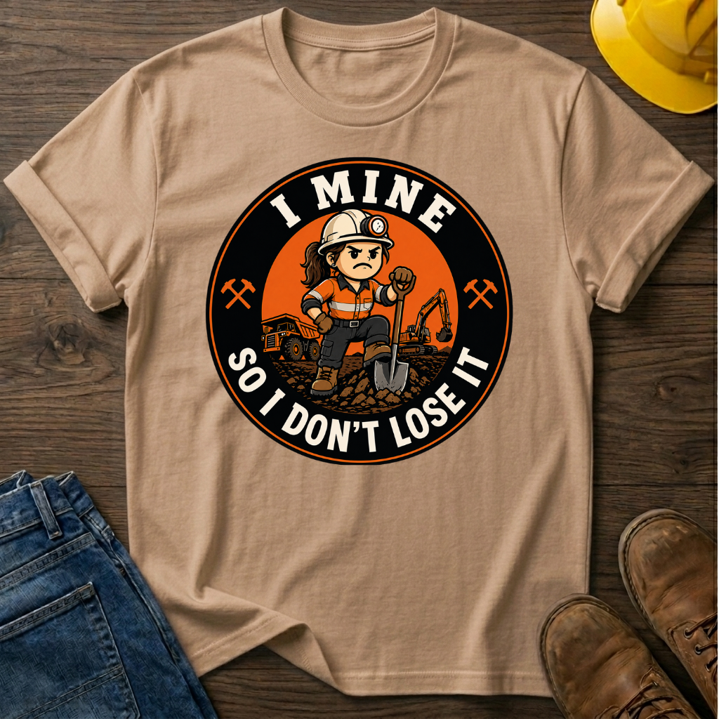 I Mine So I Don't Lose It Female T-Shirt