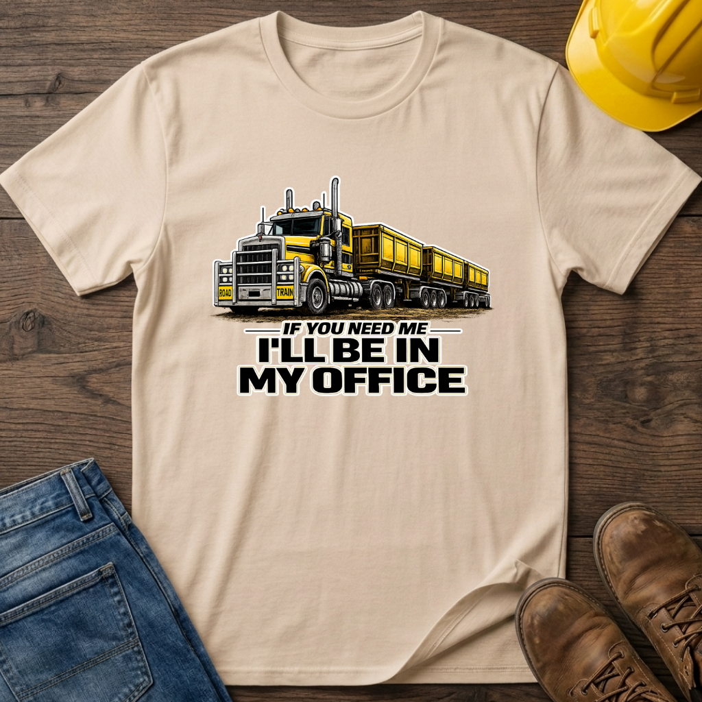 In My Office - Road Train T-Shirt