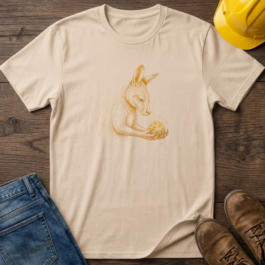 Kangaroo With Nugget T-Shirt