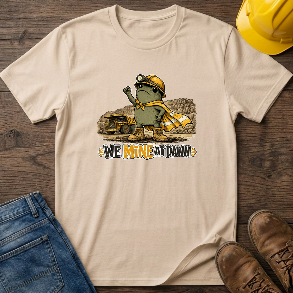 We Mine At Dawn T-Shirt