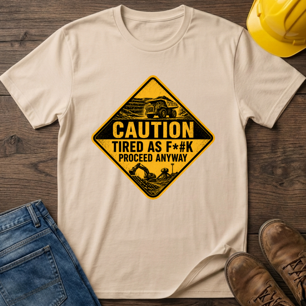Caution Tired As F*#k T-Shirt