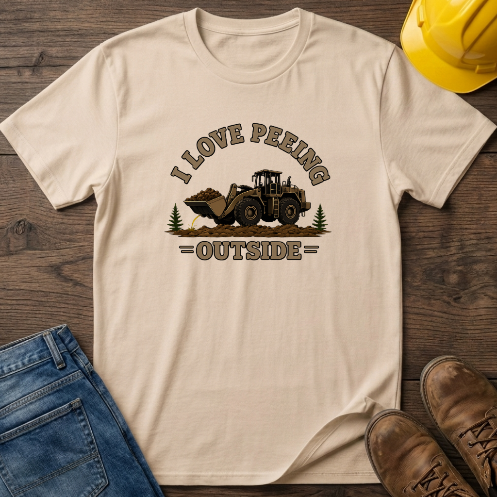 I Love Peeing Outside - Loader T-Shirt