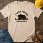 I Love Peeing Outside - Dump Truck T-Shirt