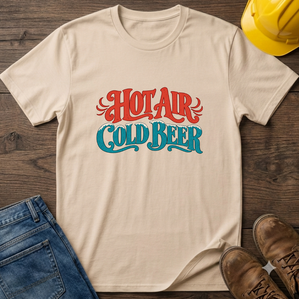 Hot Air Cold Beer T-Shirt