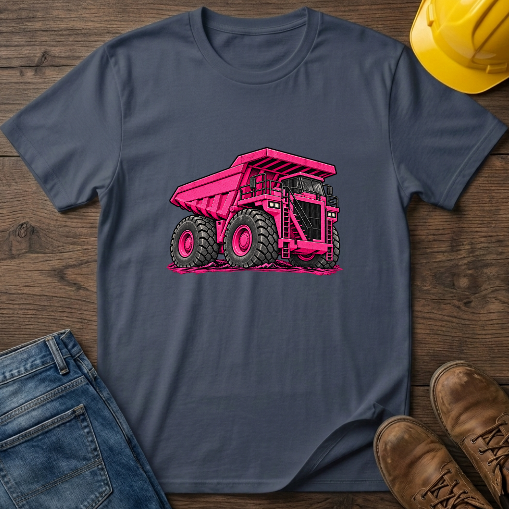 Pink Dump Truck T-Shirt