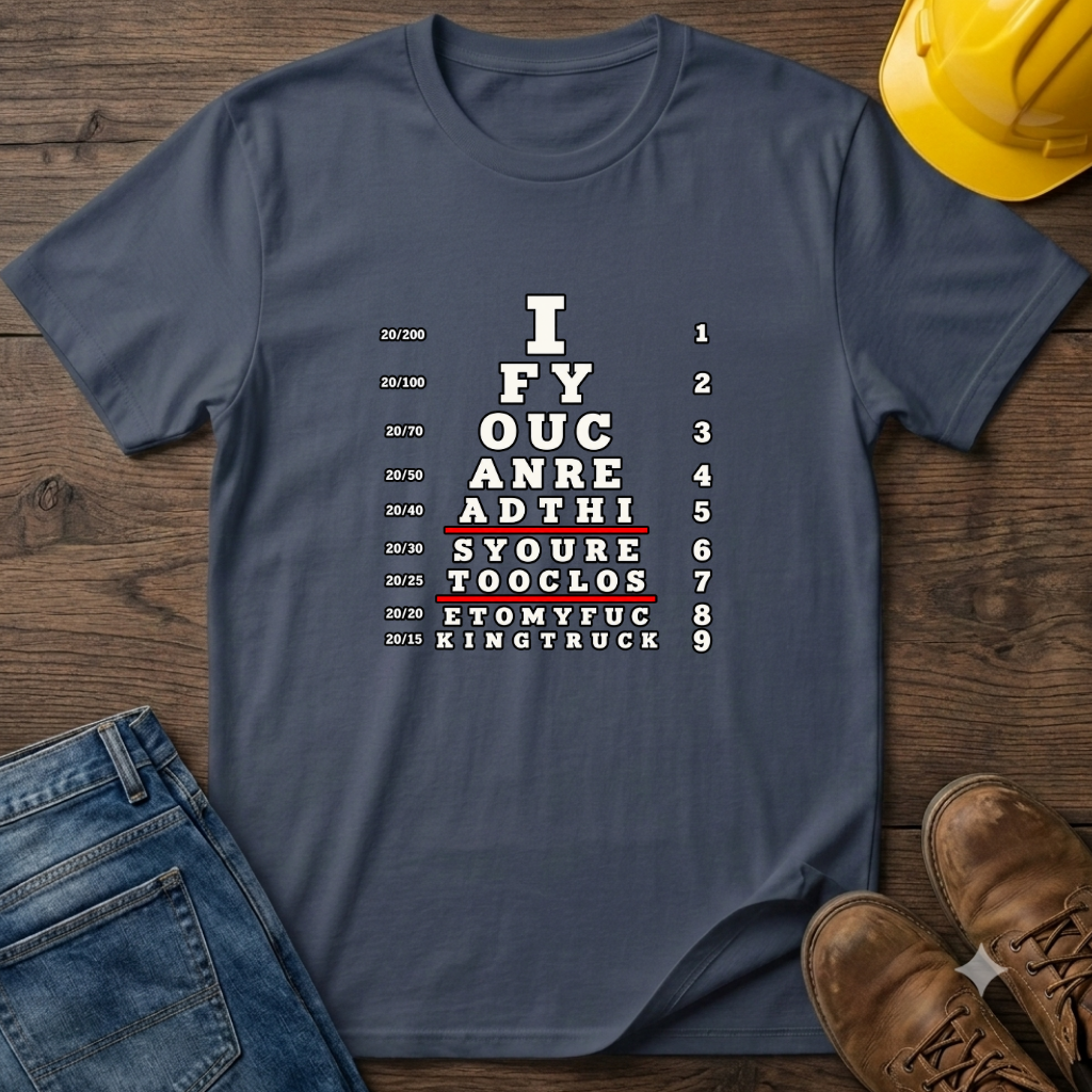 Eye Chart - Truck T-Shirt