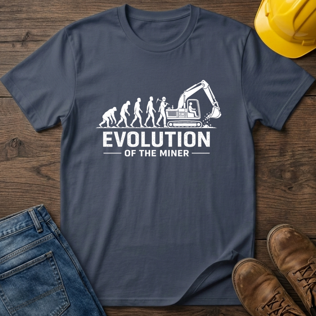 Evolution of The Miner T-Shirt