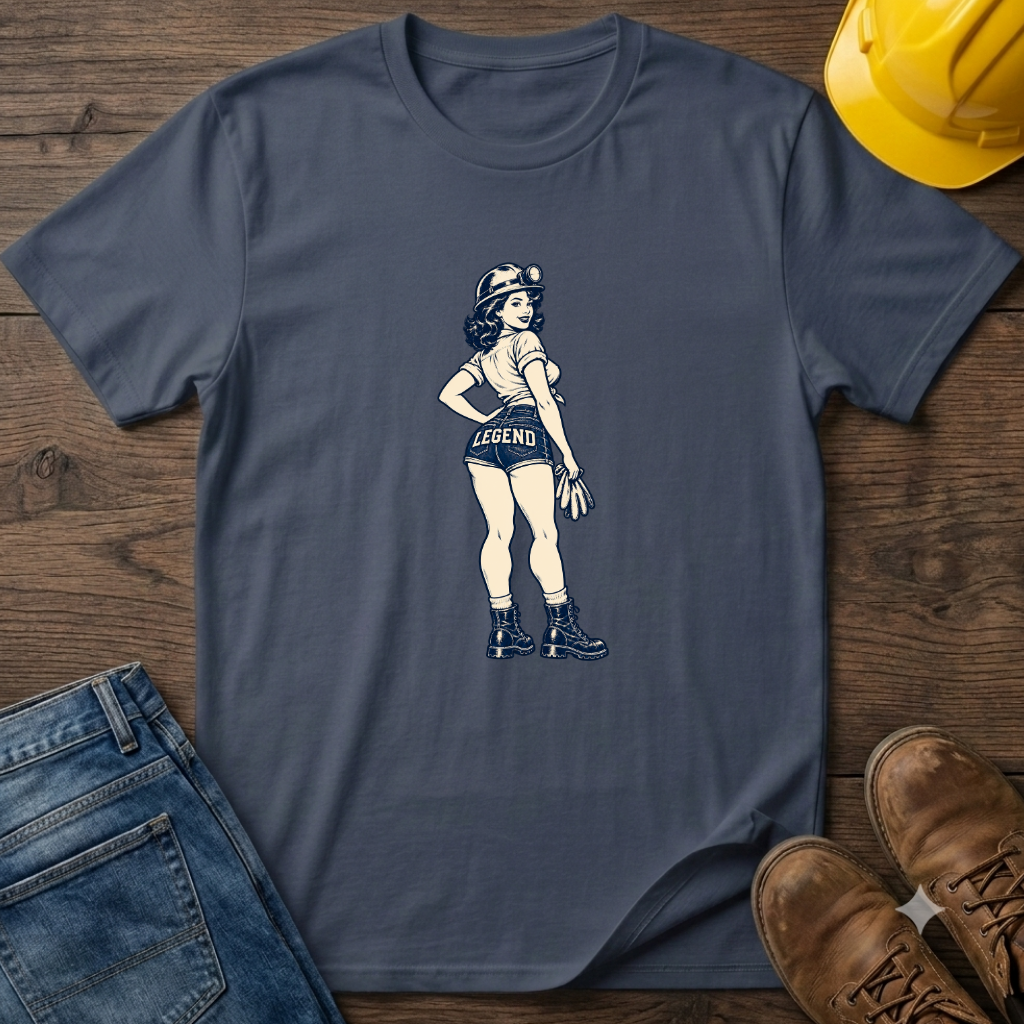 Mining Pinup Female T-Shirt