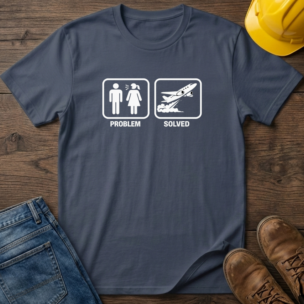 Problem Solved Fly Out Day T-Shirt