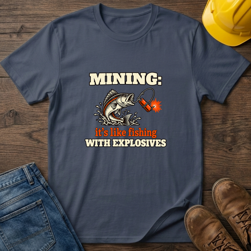 Mining Like Fishing T-Shirt
