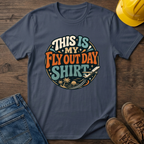 Fly Out Day Shirt Circle T-Shirt