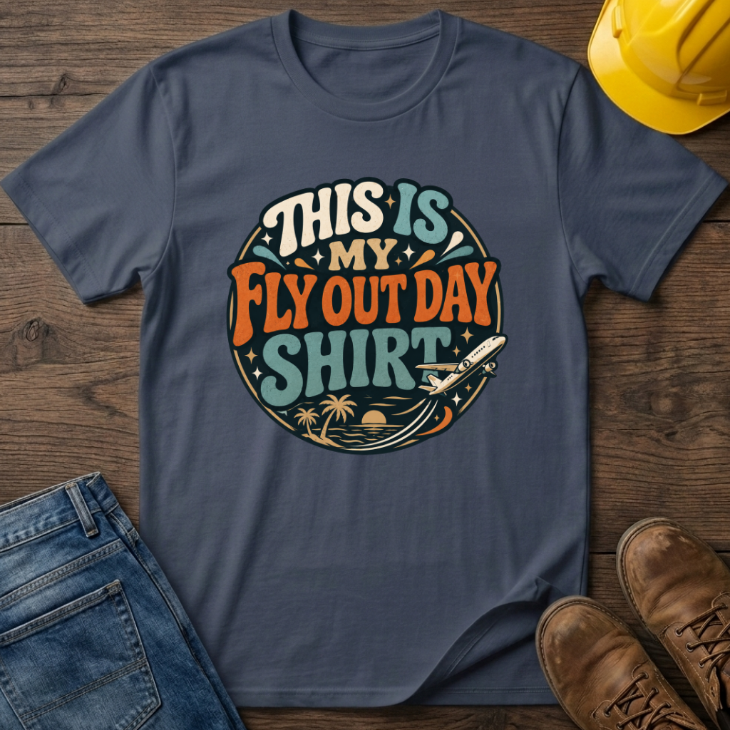 Fly Out Day Shirt Circle T-Shirt