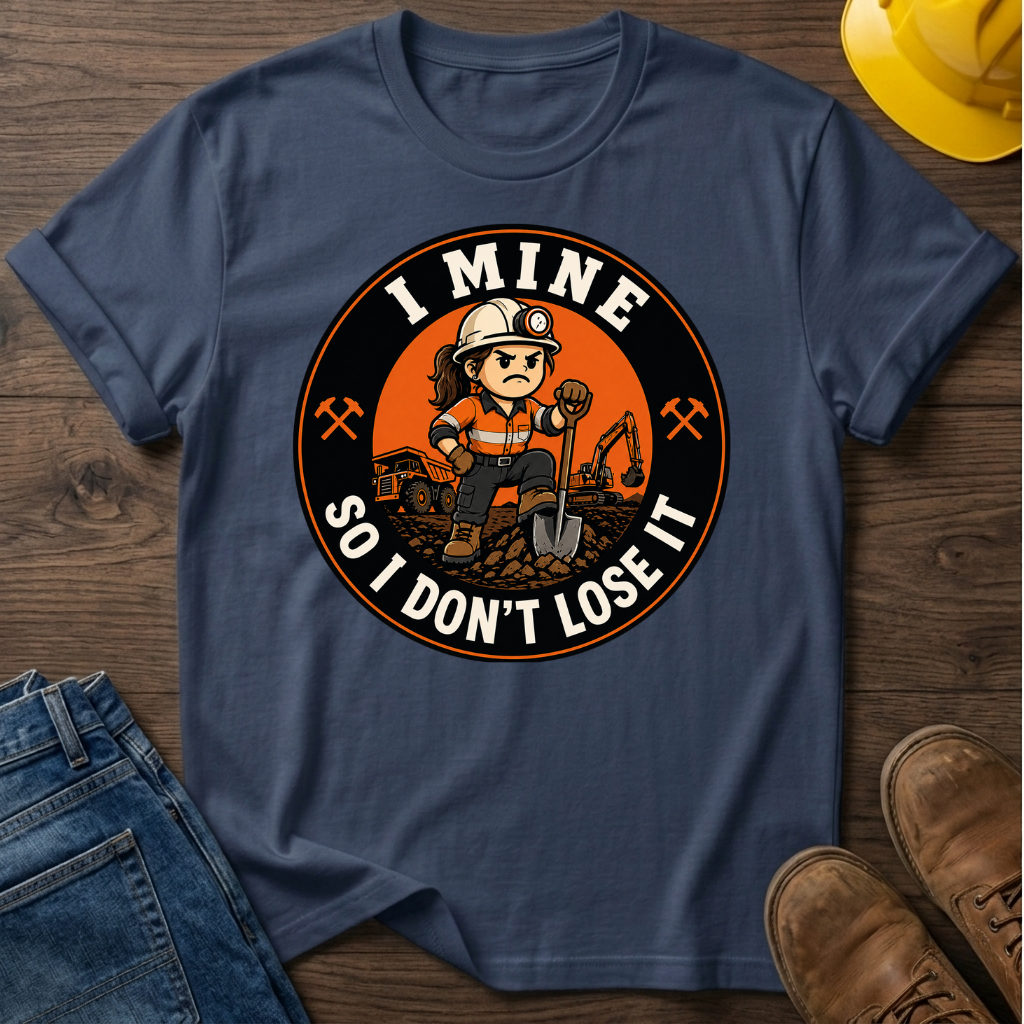 I Mine So I Don't Lose It Female T-Shirt