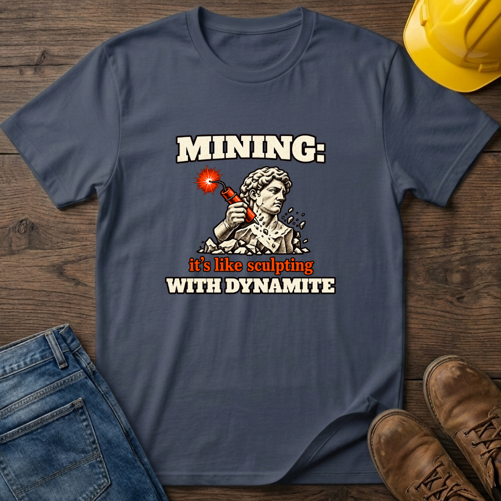 Mining Like Sculpting T-Shirt
