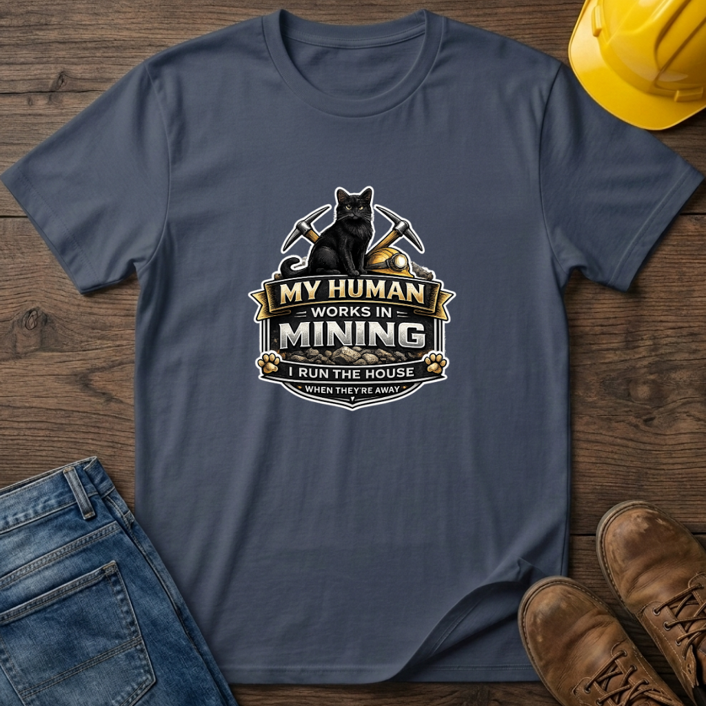 I Run The House - Cat T-Shirt