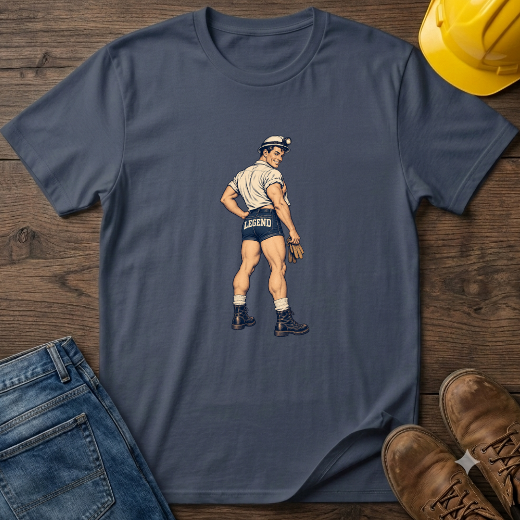 Mining Pinup Male T-Shirt