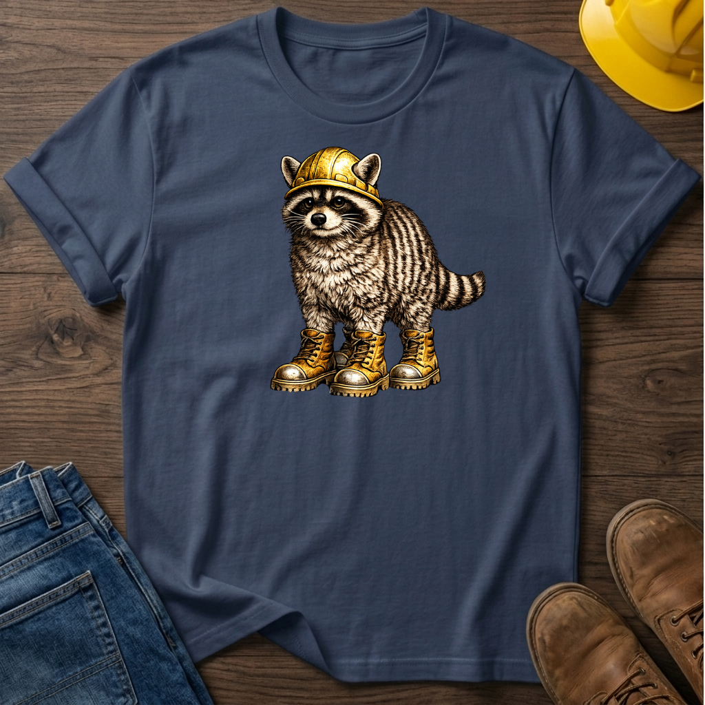 Raccoon in Boots T-Shirt
