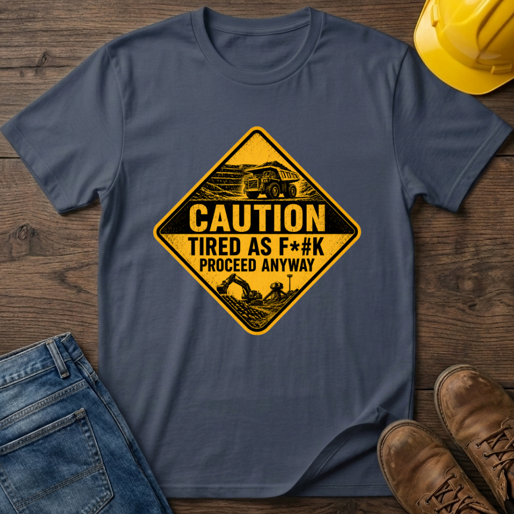 Caution Tired As F*#k T-Shirt