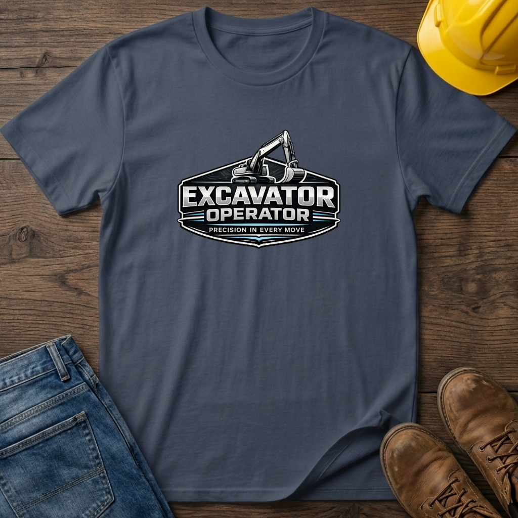 Excavator Operator Precision T-Shirt