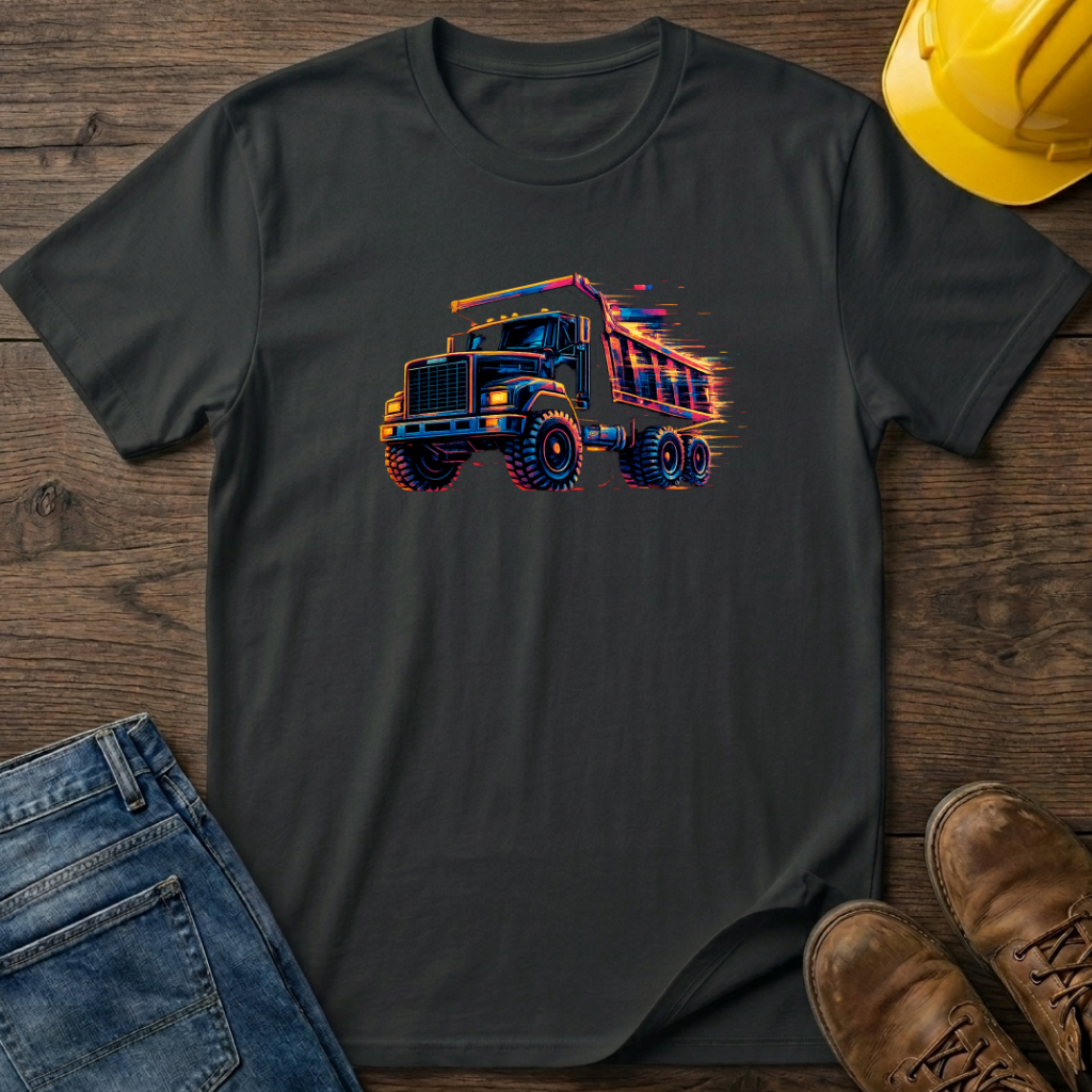 Neon Dump Truck T-Shirt