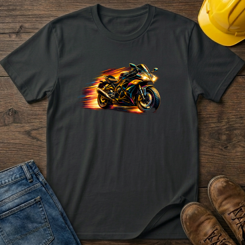Neon Motorbike T-Shirt