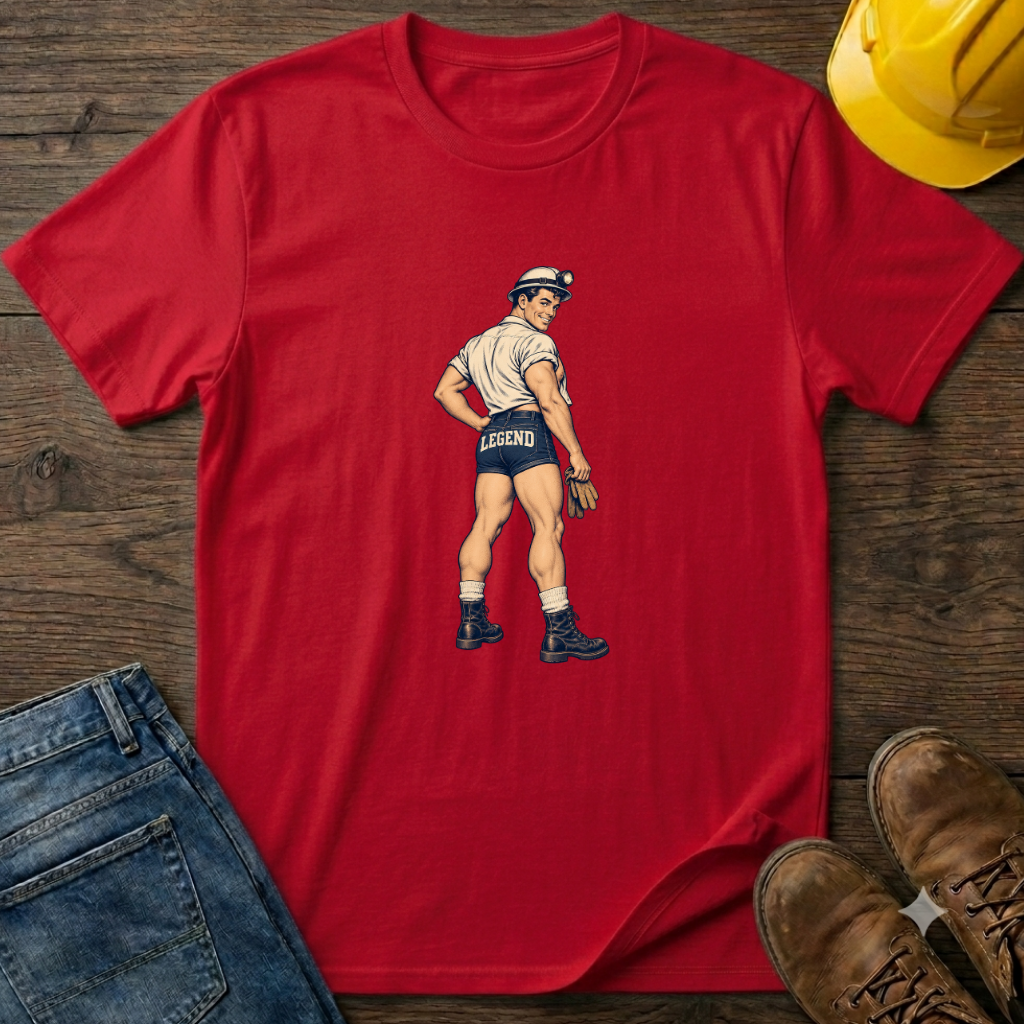 Mining Pinup Male T-Shirt