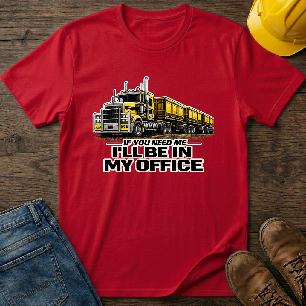 In My Office - Road Train T-Shirt