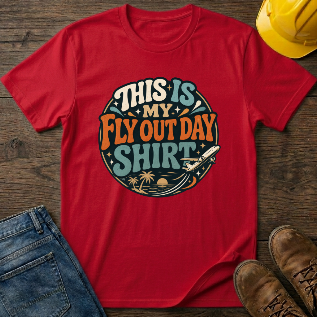 Fly Out Day Shirt Circle T-Shirt
