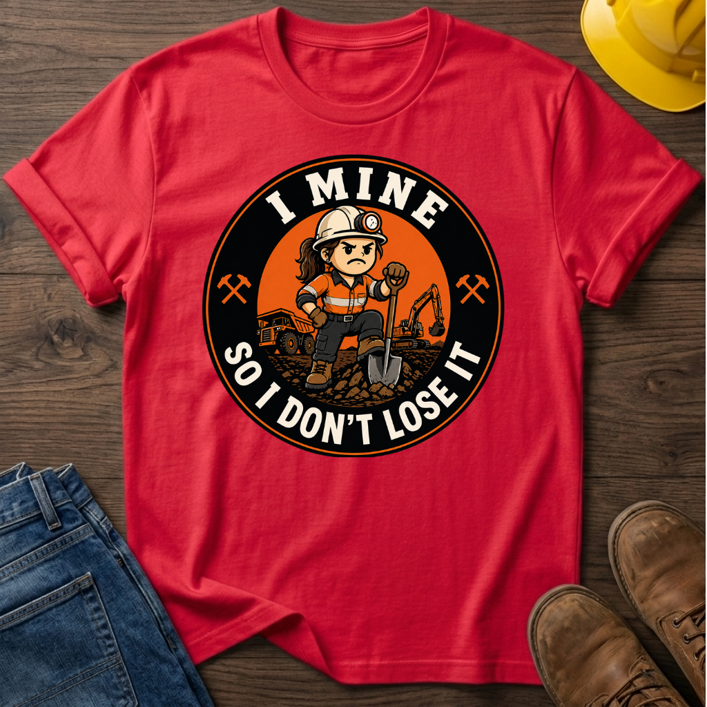 I Mine So I Don't Lose It Female T-Shirt