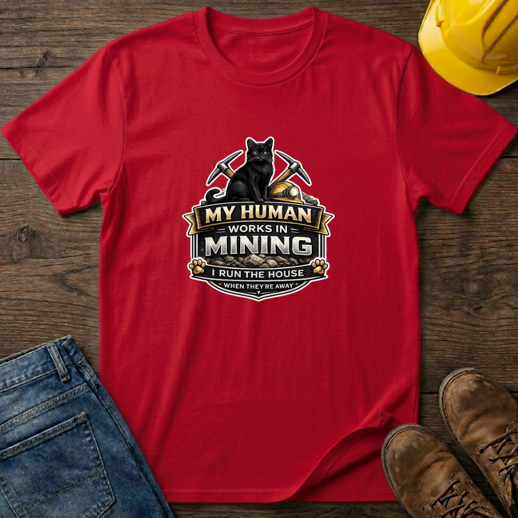 I Run The House - Cat T-Shirt