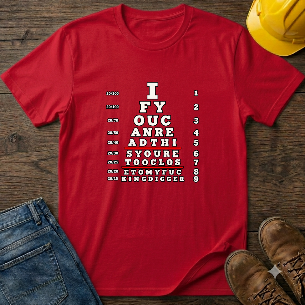 Eye Chart - Digger T-Shirt