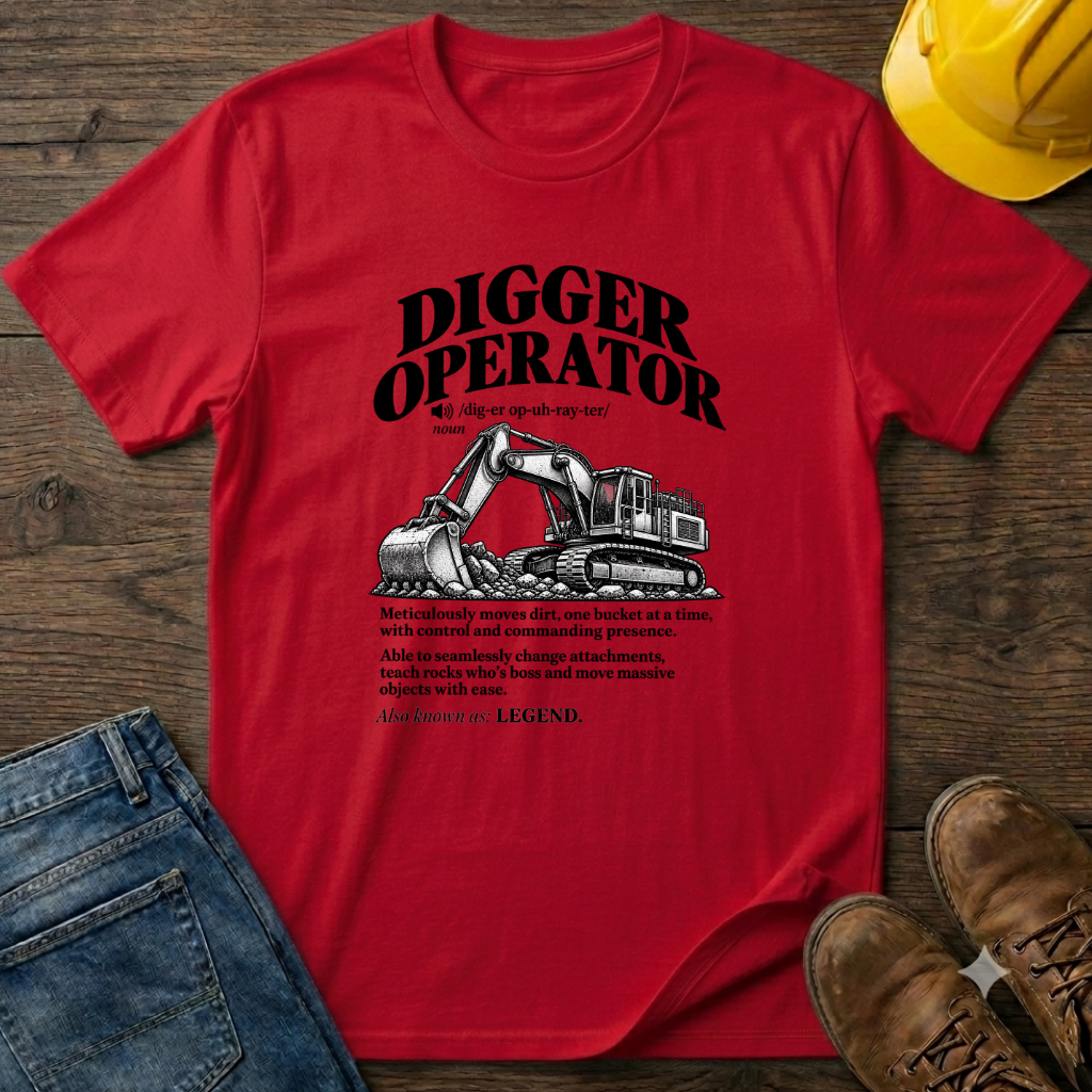 Digger Operator Definition #3 T-Shirt