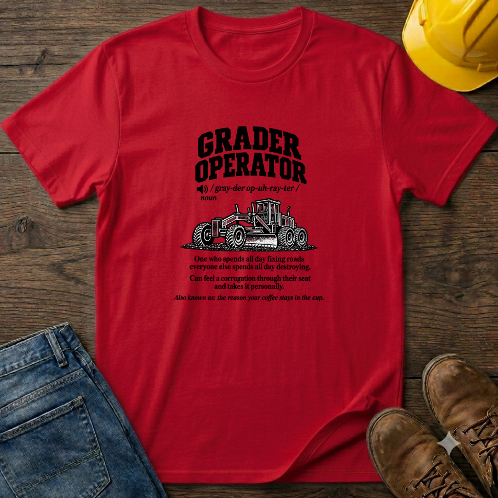 Grader Operator Definition #2 T-Shirt