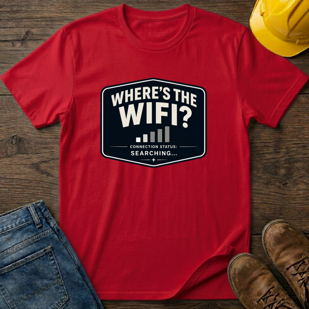 Where's The Wifi T-Shirt