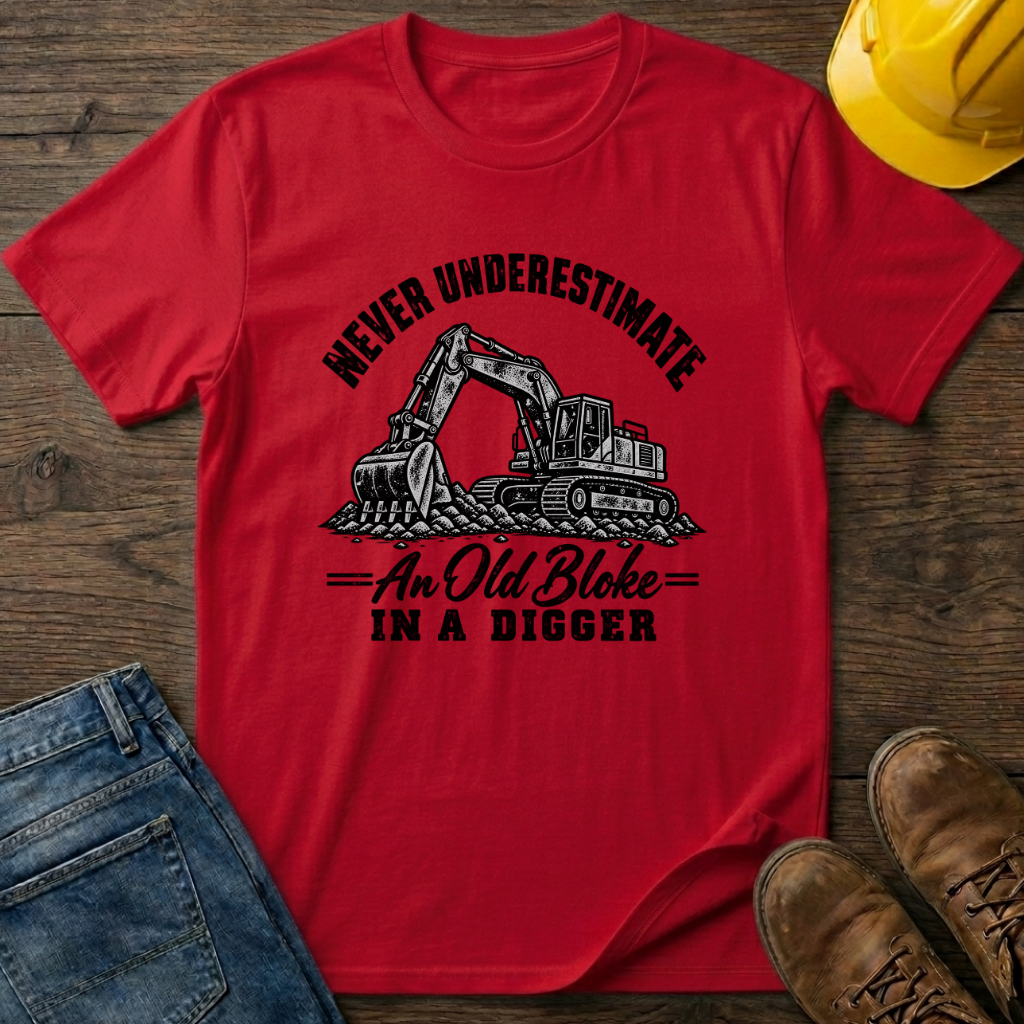 Old Bloke Digger T-Shirt