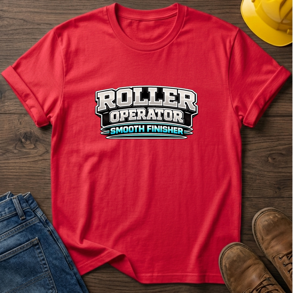Roller Operator Smooth Finisher T-Shirt