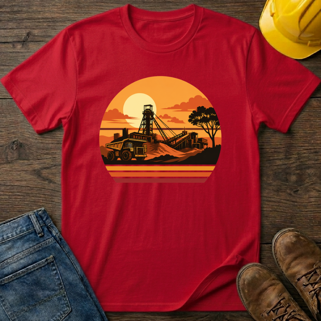 Minesite At Sunset T-Shirt