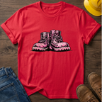 Pink Work Boots T-Shirt