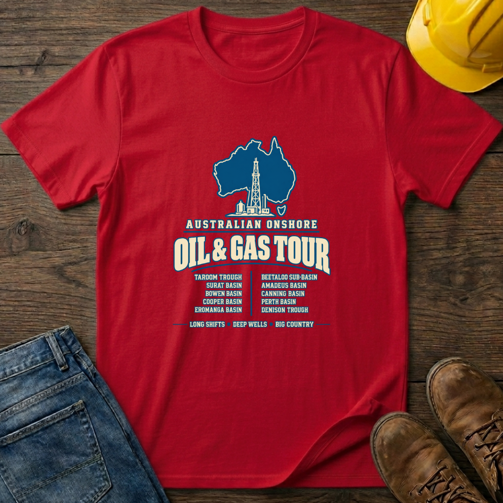 AUS Onshore Oil & Gas Tour T-Shirt