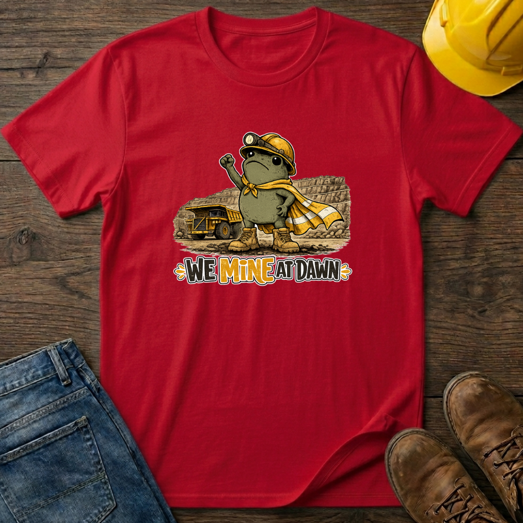 We Mine At Dawn T-Shirt