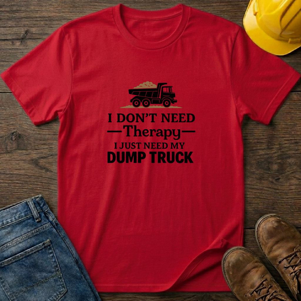 Dump Truck Therapy T-Shirt